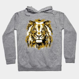 Cool Lion Head - Realistic Lion Eyes Hoodie